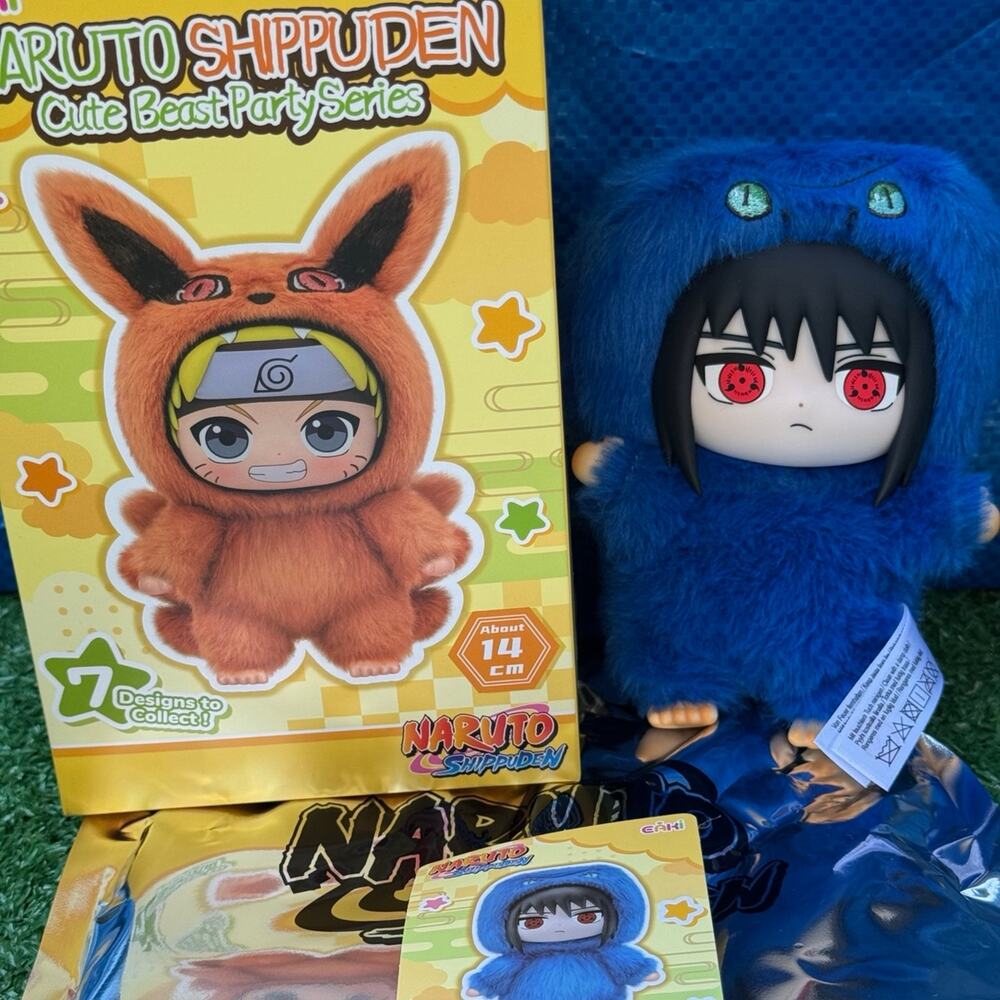 Miniso Eaki Naruto Shippuden Cute Beast Party Series Blind Box Sasuke